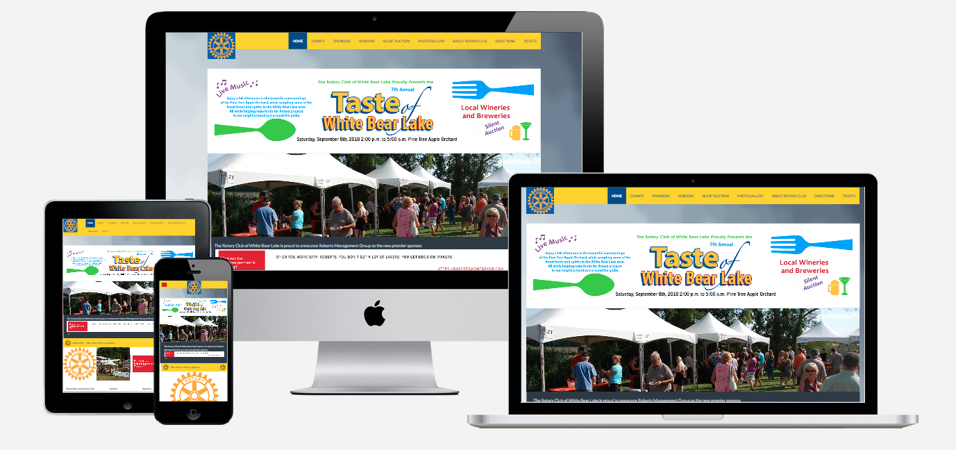 Taste-of-white-bear-lake-web-design